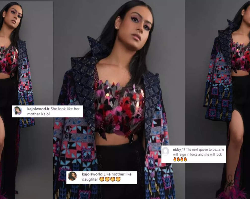 
Nysa Devgan stuns all in Manish Malhotra's creation, netizens say 'She has got beauty from mother Kajol and confidence from father Ajay Devgn'
