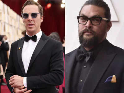 Benedict Cumberbatch, Jason Momoa show support for Ukraine at Oscars 2022
