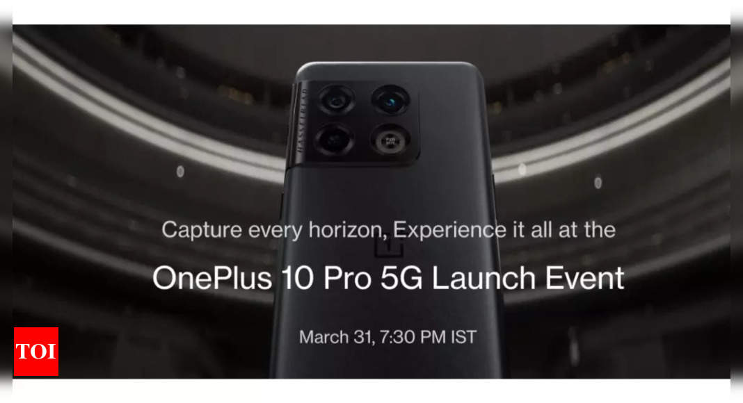 OnePlus 10 Pro 5G listed on Amazon ahead of March 31 launch – Times of India
