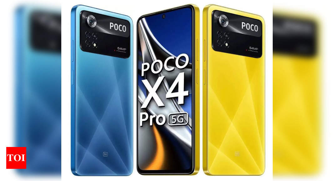 Poco X4 Pro 5G specs:  Poco X4 Pro 5G smartphone with 67W fast charging support launched, price starts at Rs 18,999 – Times of India