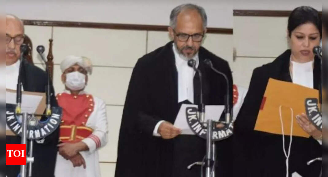 Jammu and Kashmir: HC chief justice administers oath of office to newly ...