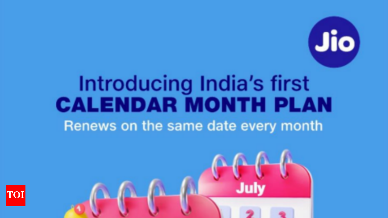 Jio: Reliance Jio launches Calendar Month Validity plan: How it is  different from Airtel, Vodafone's monthly plans and Jio's own - Times of  India