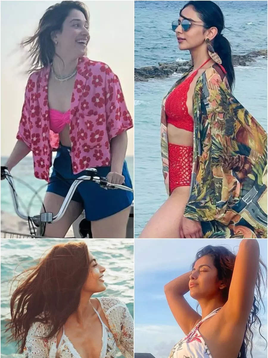 Tollywood actresses serve summer looks in swimsuits