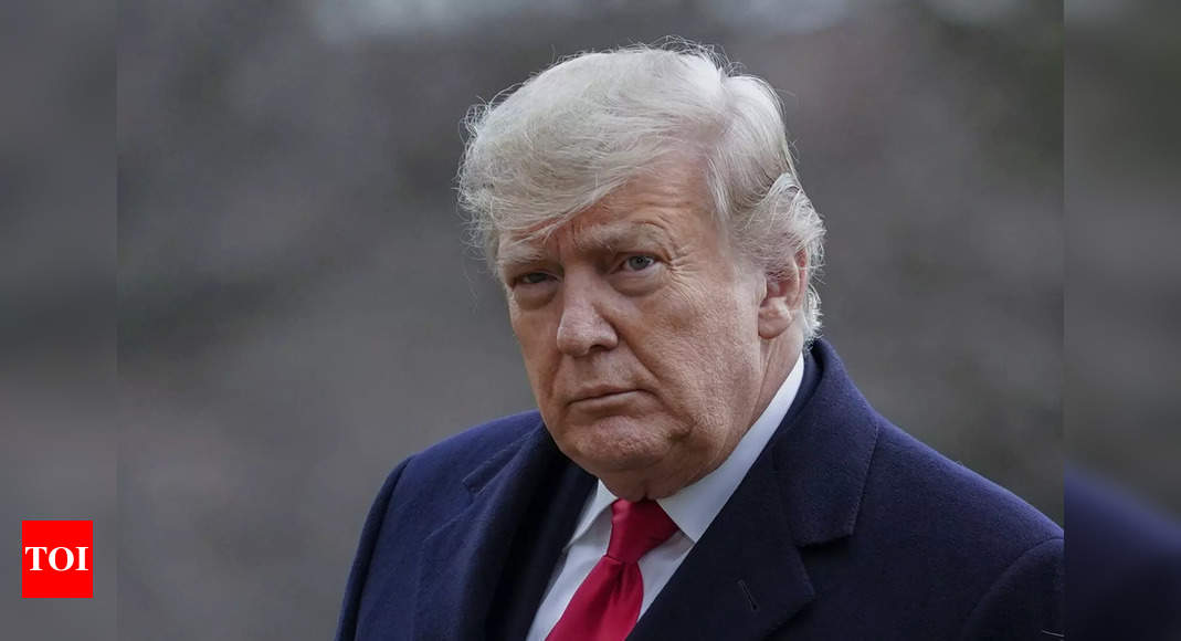 trump:  Trump likely committed felony with plan to overturn his 2020 election defeat, US judge rules – Times of India