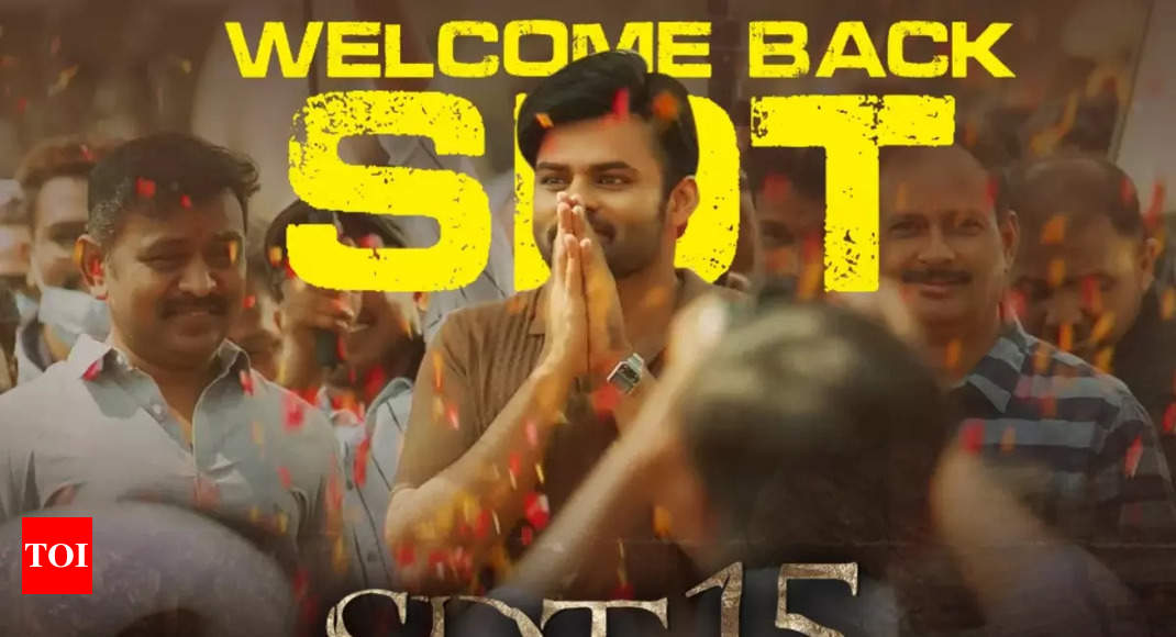 SDT15: Shoot begins for Sai Dharam Tej's next with director Karthik Dandu,  makers share a behind-the-scenes video | Telugu Movie News - Times of India