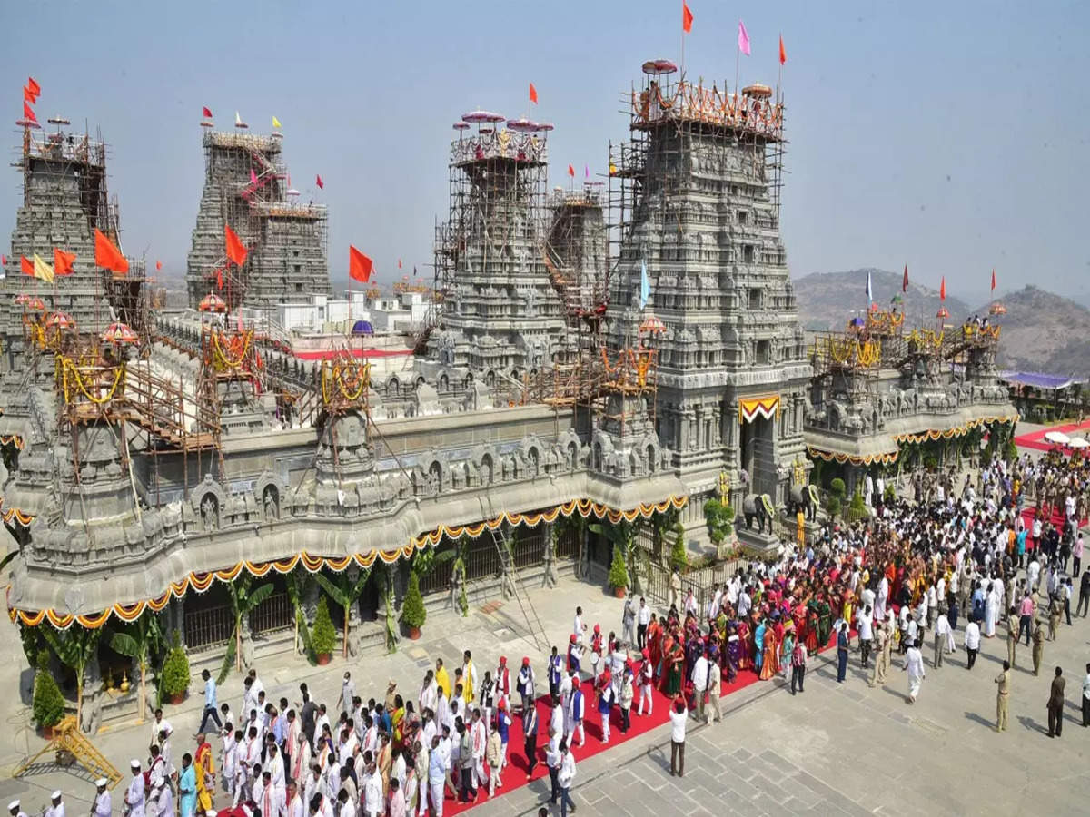 Photos: This temple is Telangana's reply to Andhra's Tirumala | The Times  of India