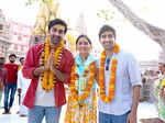 Pictures of Ranbir Kapoor and Alia Bhatt from Kashi Vishwanath temple trend as they wrap Brahmastra shoot