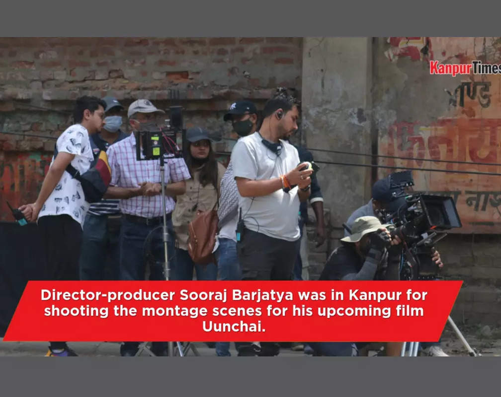 
Sooraj Barjatya shoots for his upcoming film in Kanpur
