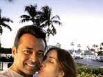 Romantic glimpses of Kim Sharma and Leander Paes go viral; couple celebrates a year of dating