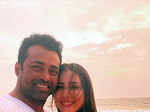 Romantic glimpses of Kim Sharma and Leander Paes go viral; couple celebrates a year of dating