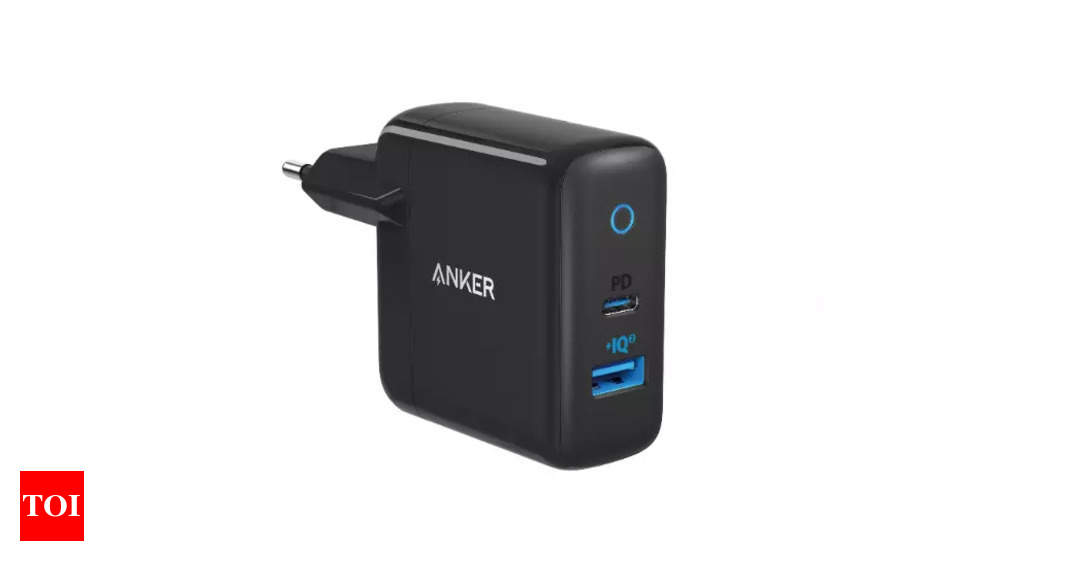 USB-C wall charger:  Anker launches two-port 35W USB-C wall charger at Rs 2,199 – Times of India