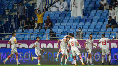 Abdalla On Target As Uae Stun South Korea To Earn World Cup Playoff With Australia Football News Times Of India