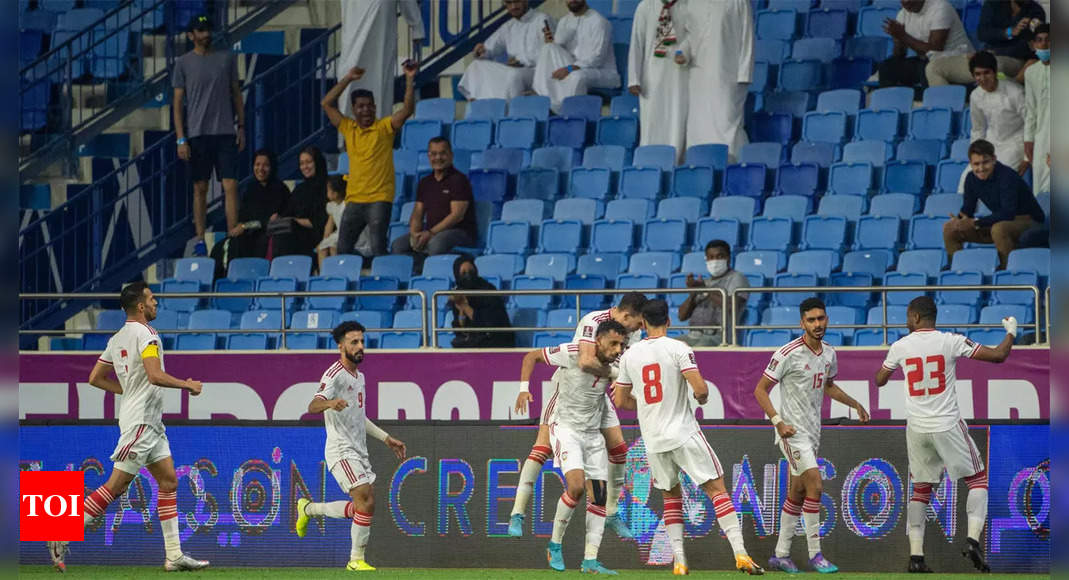 Abdalla on target as UAE stun South Korea to earn World Cup playoff with Australia | Football News – Times of India