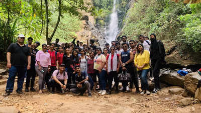 Field trip by BBA students to identify the places of ecological interest in Netravali