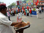 Central trade unions observe Bharat Bandh; see pics