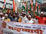 Central trade unions observe Bharat Bandh; see pics