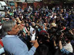 Central trade unions observe Bharat Bandh; see pics