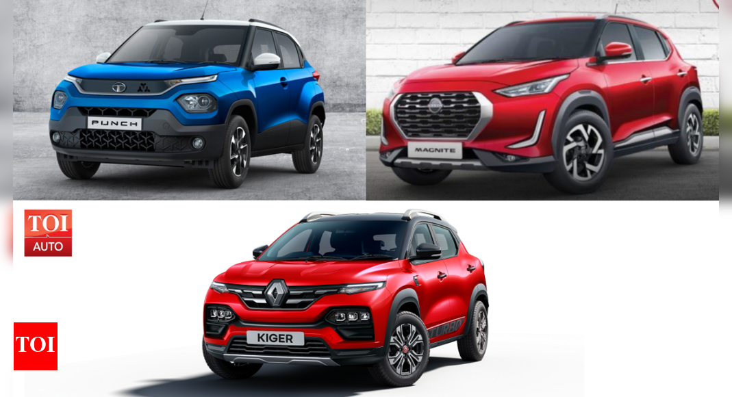 Tata Punch Vs Nissan Magnite Vs Renault Kiger Specifications and