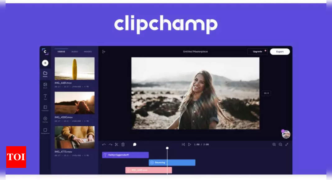 clipchamp:  Clipchamp video editor now allows users to create 1080p videos for free – Times of India