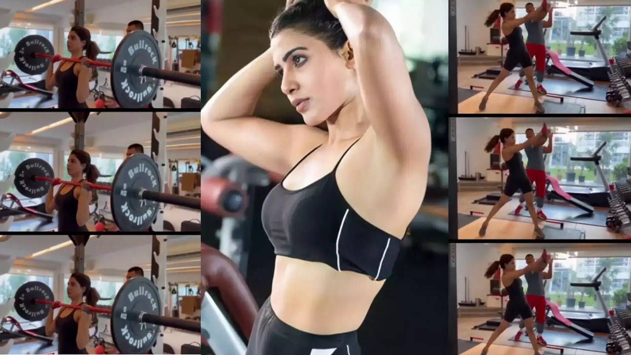 Samantha Ruth Prabhu takes up the 'Attack Challenge', flaunts her intense workout session | Hindi Movie News - Bollywood - Times of India
