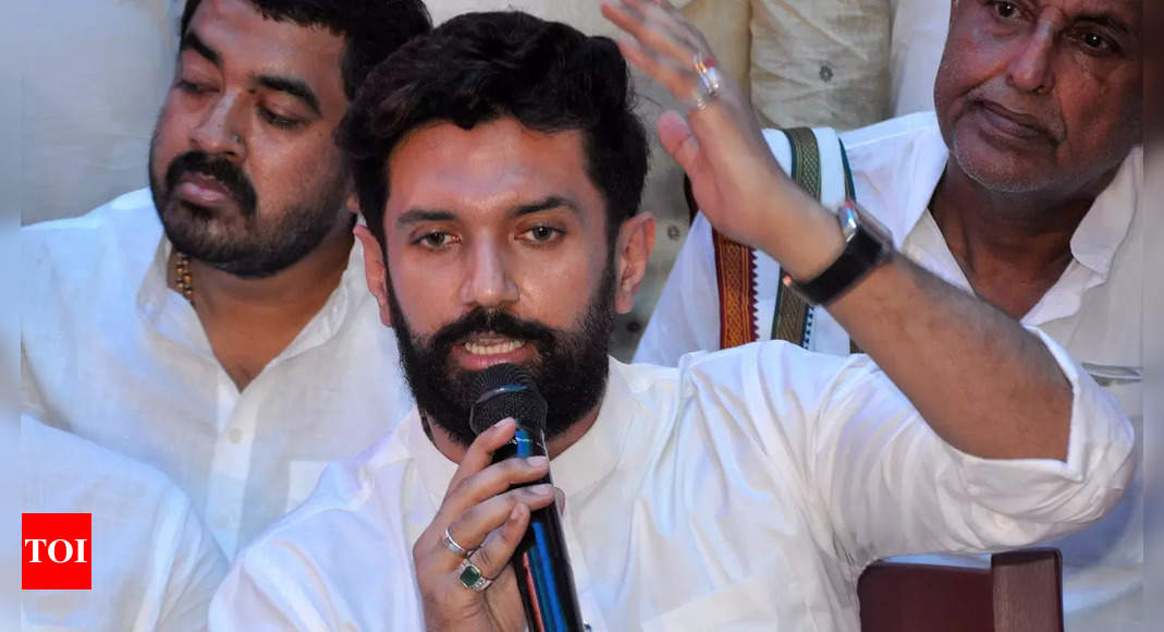 Government sends team to evict Chirag Paswan from bungalow allotted to his late father | India News – Times of India