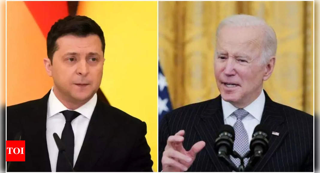 zelenskyy:  Biden speaks to Zelenskyy, announces another $500 million in direct aid to Ukraine – Times of India