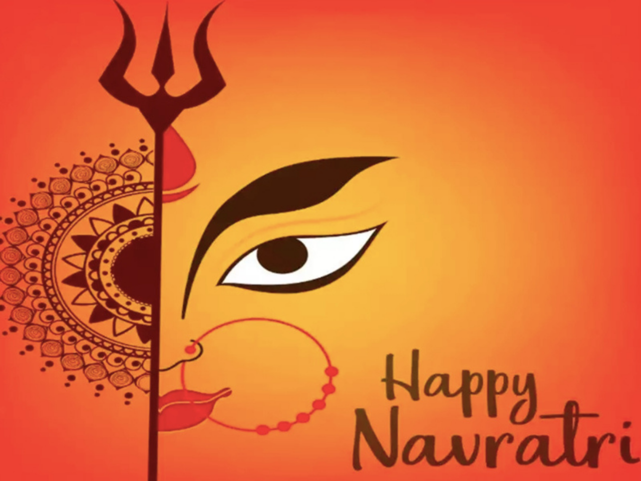 Happy Shardiya Navratri Wishes Stickers, Quotes in English, SMS, Greetings,  GIF, HD Images, and Wallpapers for Facebook, Instagram, Twitter & WhatsApp