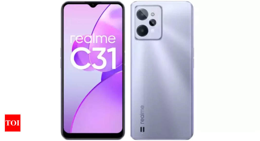 Realme C31 launched in India with 13MP AI triple camera and 5000mAh battery – Times of India