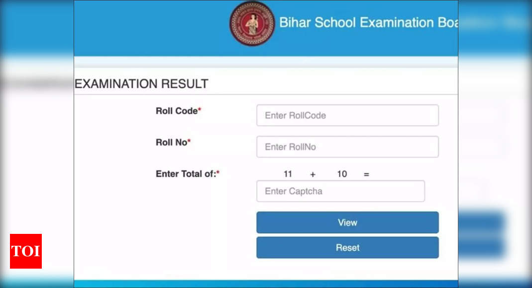 BSEB 10th Result 2022 today at 3 pm; Where, When, How to Download Mark Sheet, check here – Times of India