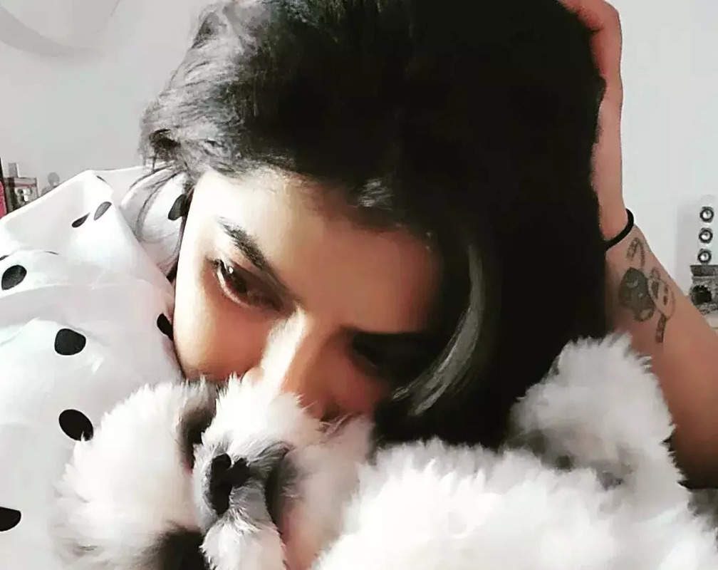 
Varalaxmi Sarathkumar shares a cute moment with her dog Gucci
