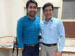 
Malhar Thakar and Hitu Kanodia pose for a happy photo
