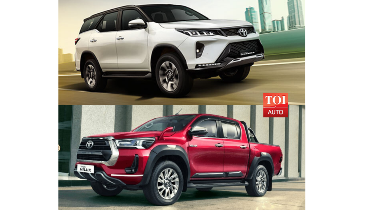 Toyota Fortuner Vs Toyota Hilux: Detailed specifications and price  comparison - Times of India