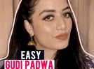 
Easy Gudi Padwa makeup
