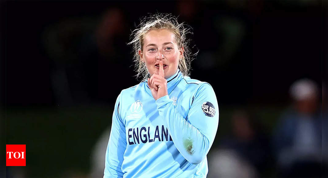 We can definitely beat Aussies on our day: Sophie Ecclestone ahead of World Cup final | Cricket News – Times of India