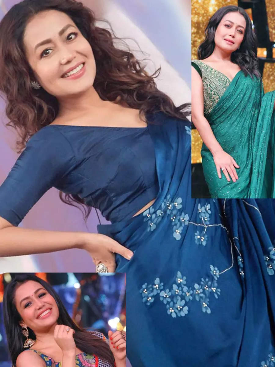 Neha Kakkar s Most Glamorous Saree Looks Times of India