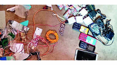 Phones, tobacco seized from juvenile home