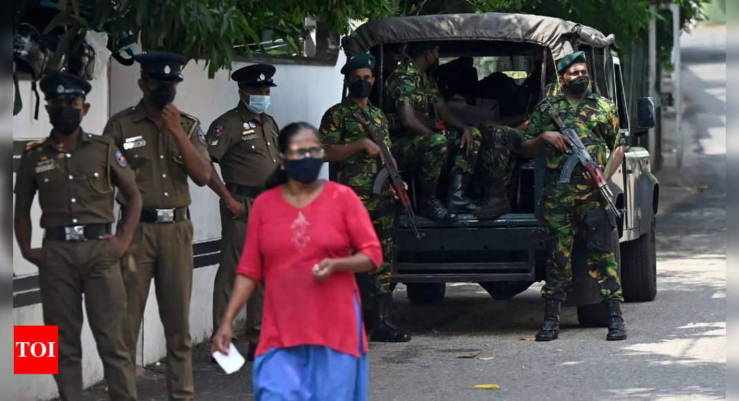 Tight security in Sri Lanka’s capital as shops open after state of emergency order – Times of India