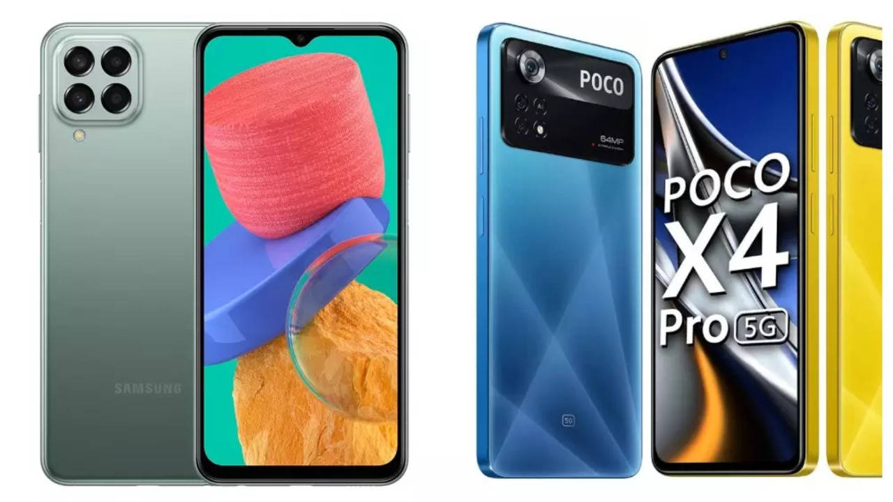 Samsung Galaxy M33 5G vs Poco X4 Pro 5G: Here's how the two mid-range 5G  smartphones compare - Times of India