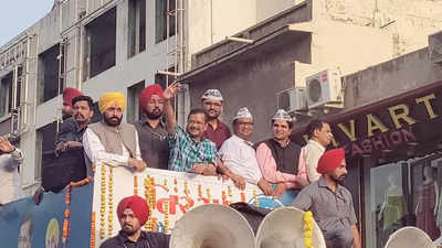 'Delhi and Punjab sorted, now we are preparing for Gujarat': AAP's Bhagwant Mann, Kejriwal hold road show in Ahmedabad