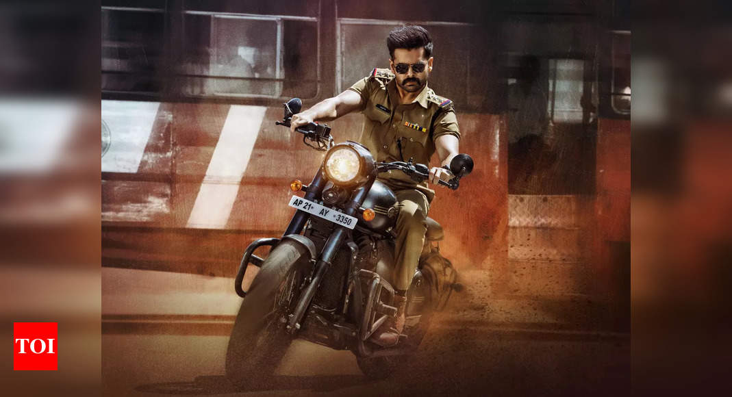 Here's Ram Pothineni’s stylish police look from Lingusamy's The ...