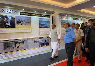 Defence minister Rajnath Singh says Chetak helicopter frontline platform, even 60 years after induction