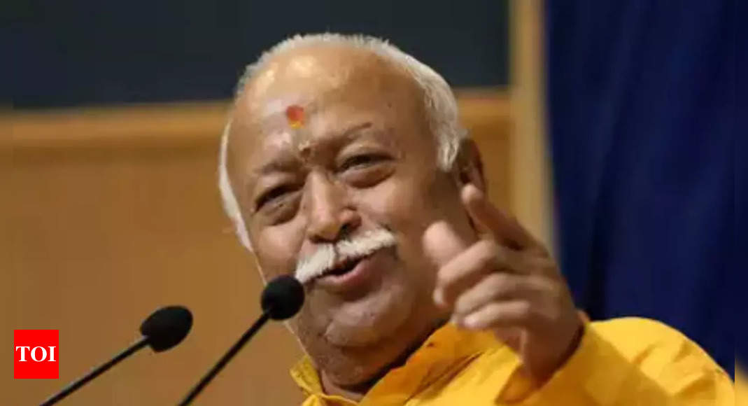 bhagwat:   RSS chief Mohan Bhagwat hopes for early return of Pandits to Kashmir valley | India News – Times of India