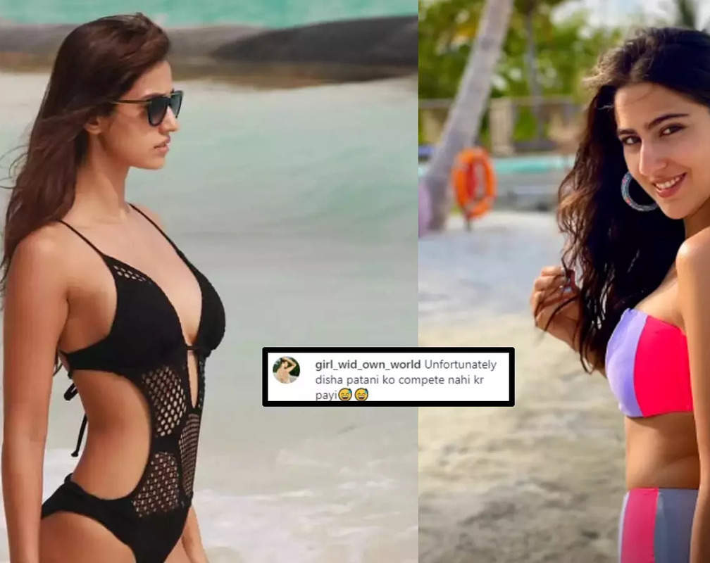 
'Disha Patani ko compete nahi kr payi' says netizen as Sara Ali Khan's bikini clad pictures go viral
