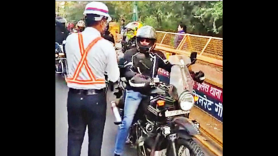 Not a place to race: Noida cops slam the brakes on 60 bikers