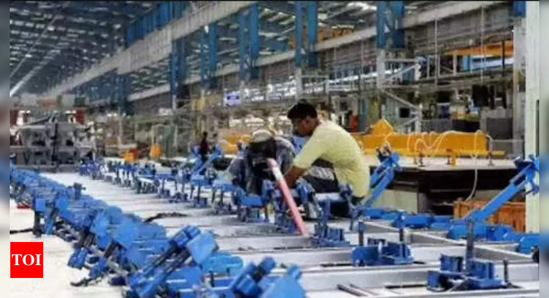 Factory activity slowed in March, optimism at two-year low: PMI – Times of India
