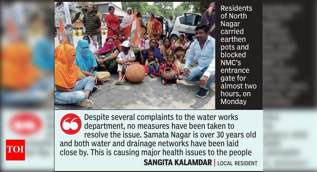 Impure, erratic water supply to nearly 20 areas in North Nagpur