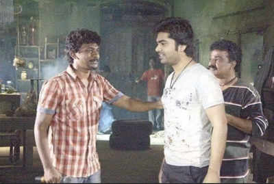 Throwback picture of Nelson and Simbu from Vettai Mannan shoot thrills fans