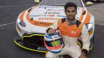 Akhil Rabindra registers double podium finish at European GT4 season opener