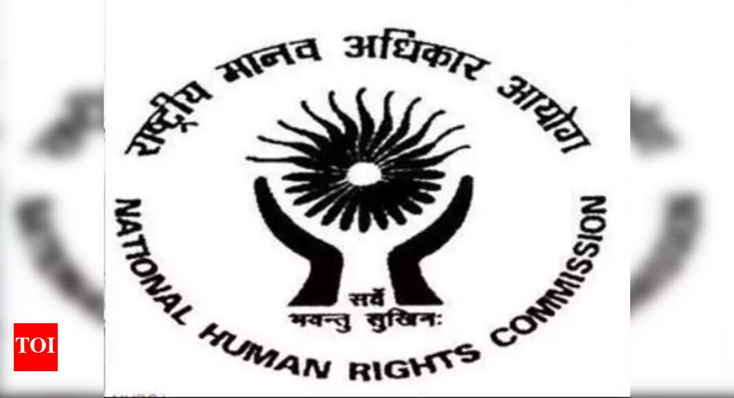NHRC notice to Delhi govt over photos showing man standing chest-deep ...