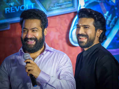 Ram Charan comes to aid of Jr NTR when journalist asks him a tough question